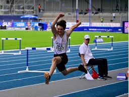 Felix von Balduin bei der U18-DM in Bochum (Foto: A. von Balduin)