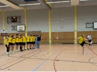 TVE-Mannschaft beim Siebenmeterschießen