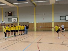 TVE-Mannschaft beim Siebenmeterschießen