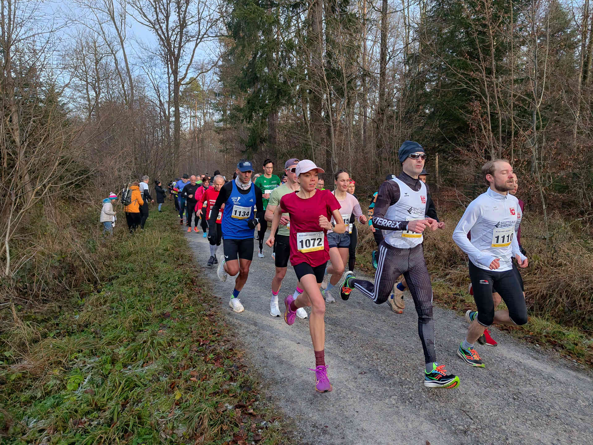 Start 10km um die keltische Viereckschanze