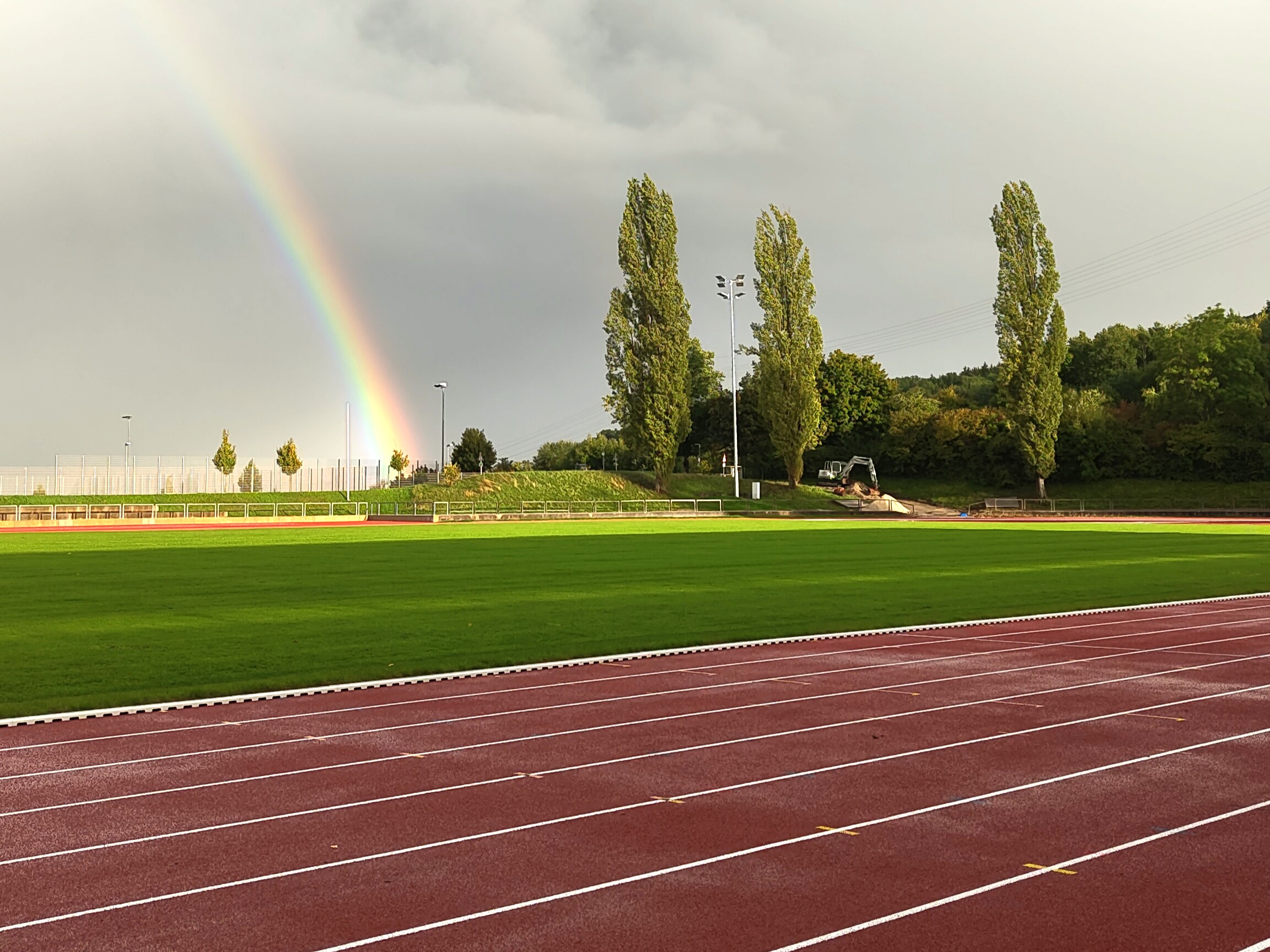 Erstes Training im sanierten Stadion