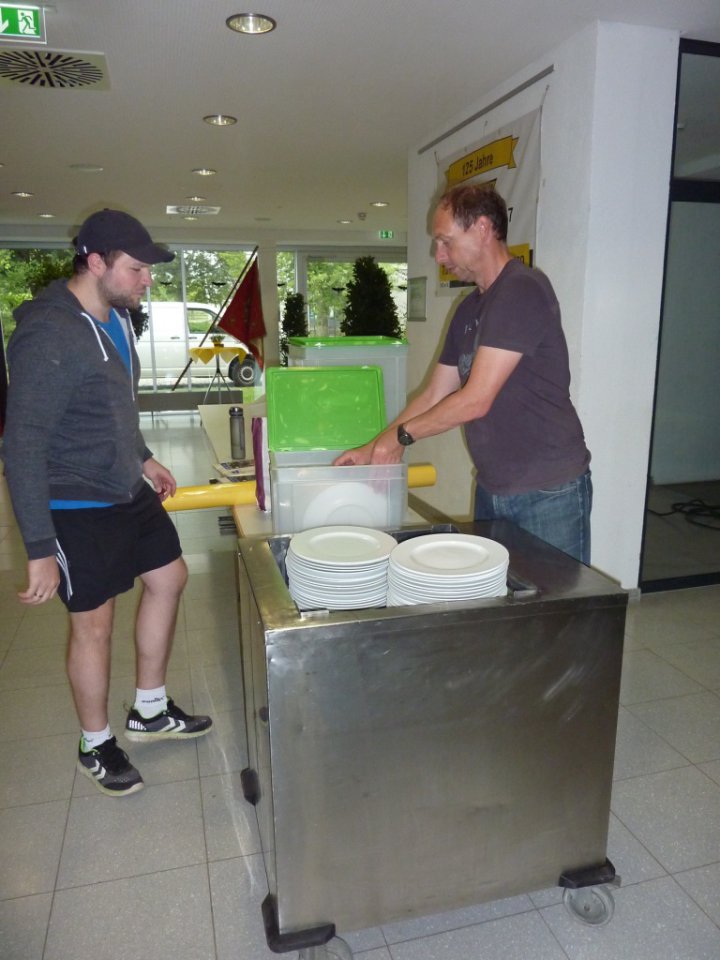 125 Jahre Jubiläum TVE - Festabend Vorbereitung